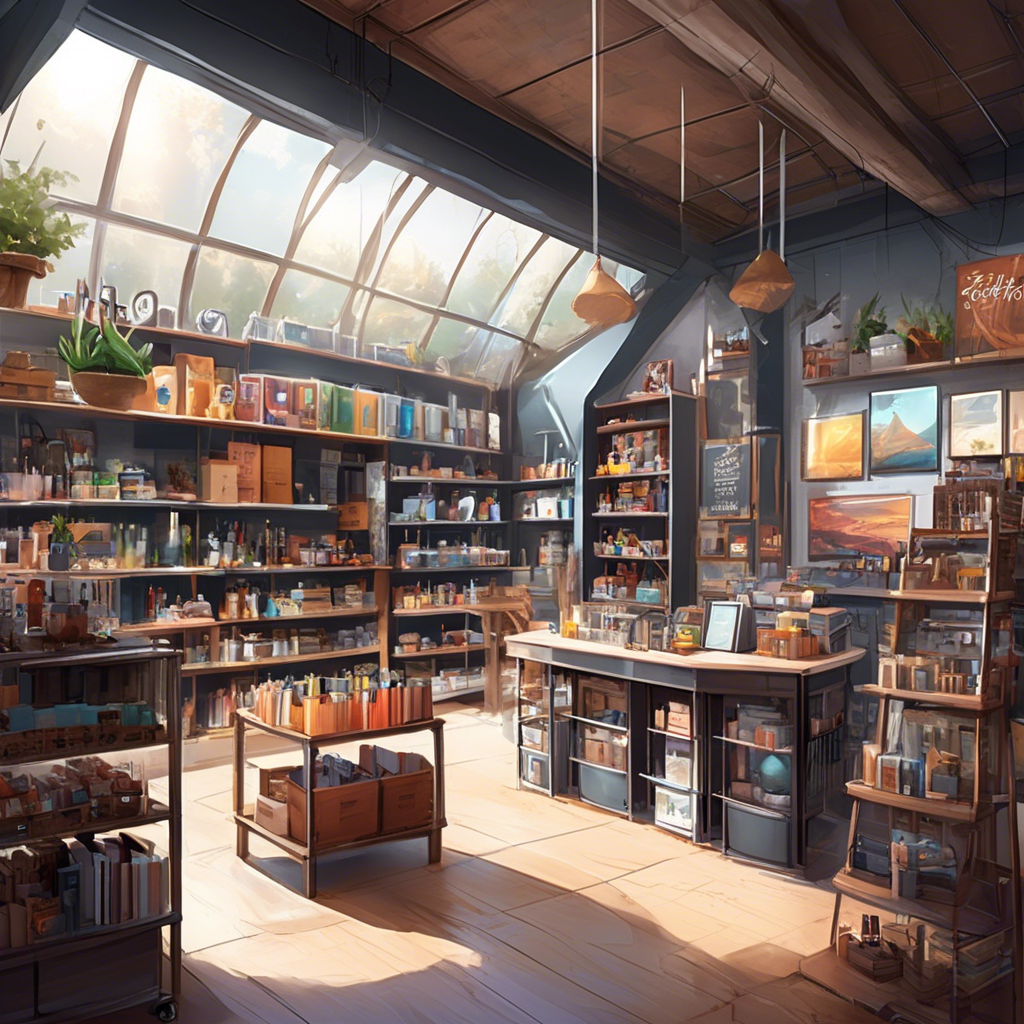 shop space without people